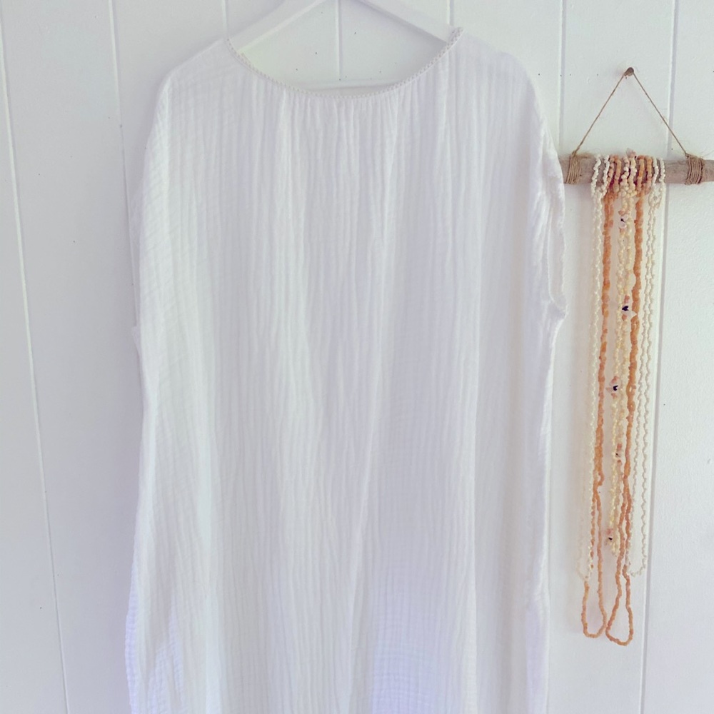 Gauzy White By the Sea dress